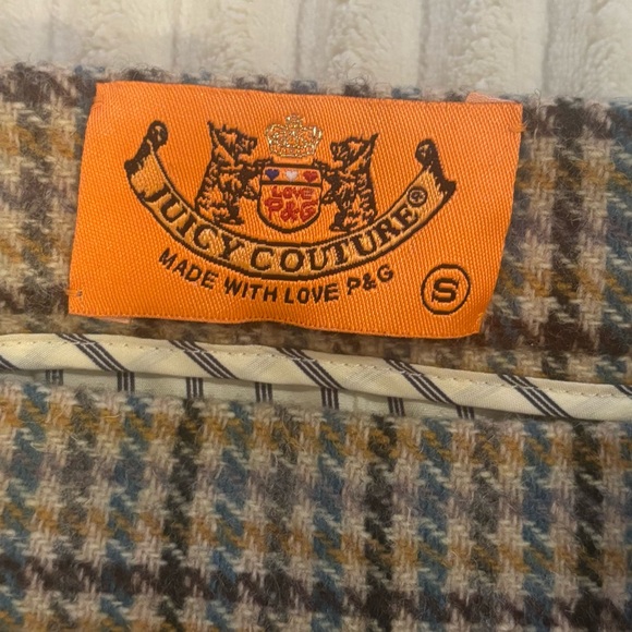 Juicy Couture Checkered Wool Marching Blazer/ Skirt Set - Picture 4 of 5